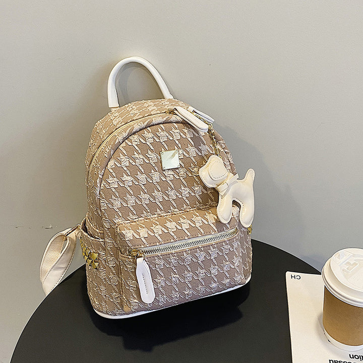 Textured Mini Backpack Bowlift