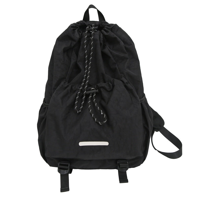 Casual Drawstring Closure Backpack Bowlift