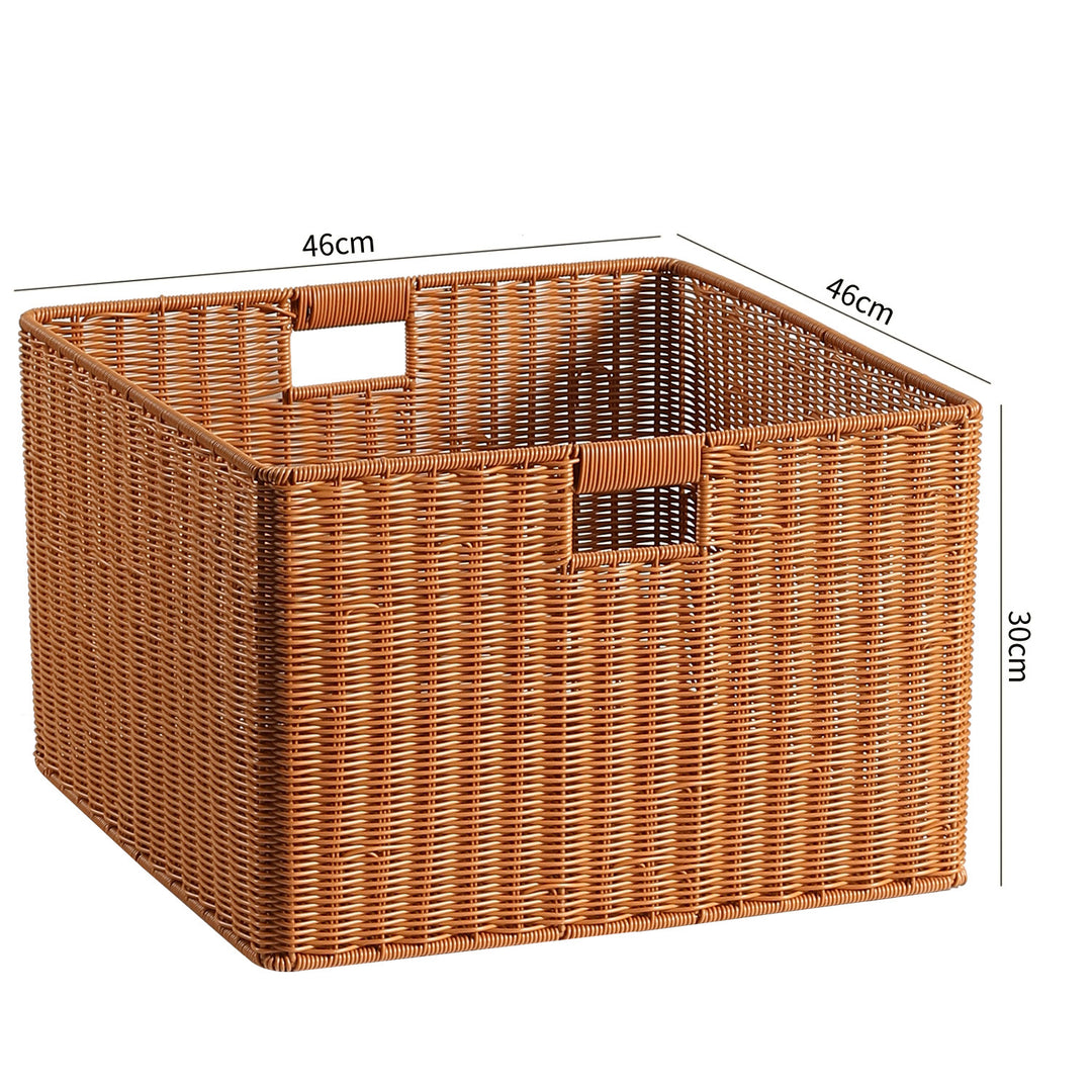Rectangular Woven Storage Bin Bowlift
