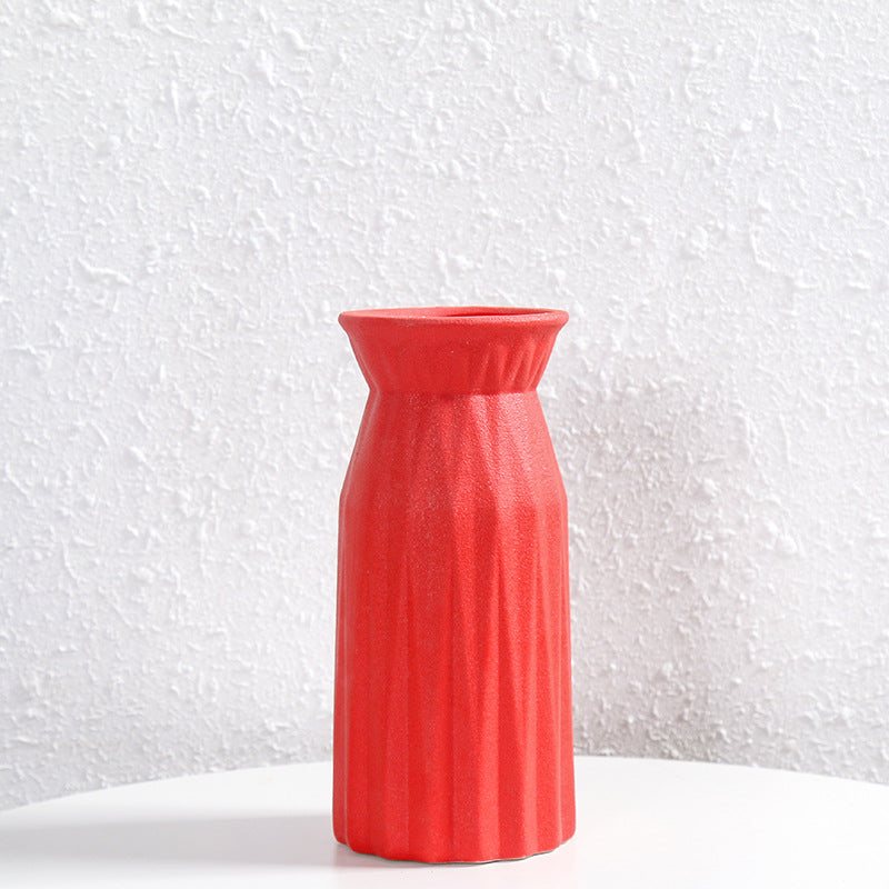 Modern Textured Ceramic Flower Vase Bowlift 1790310307