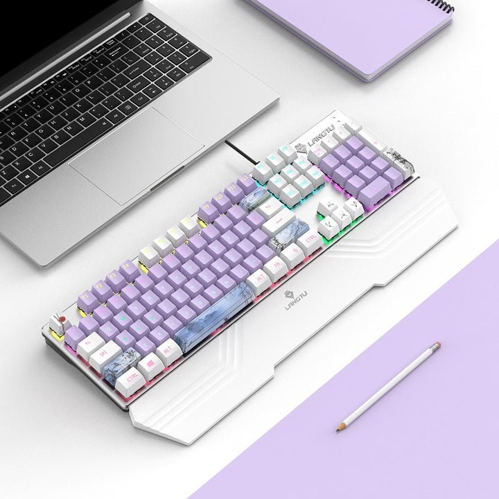 Ergonomic RGB Mechanical Gaming Keyboard Bowlift