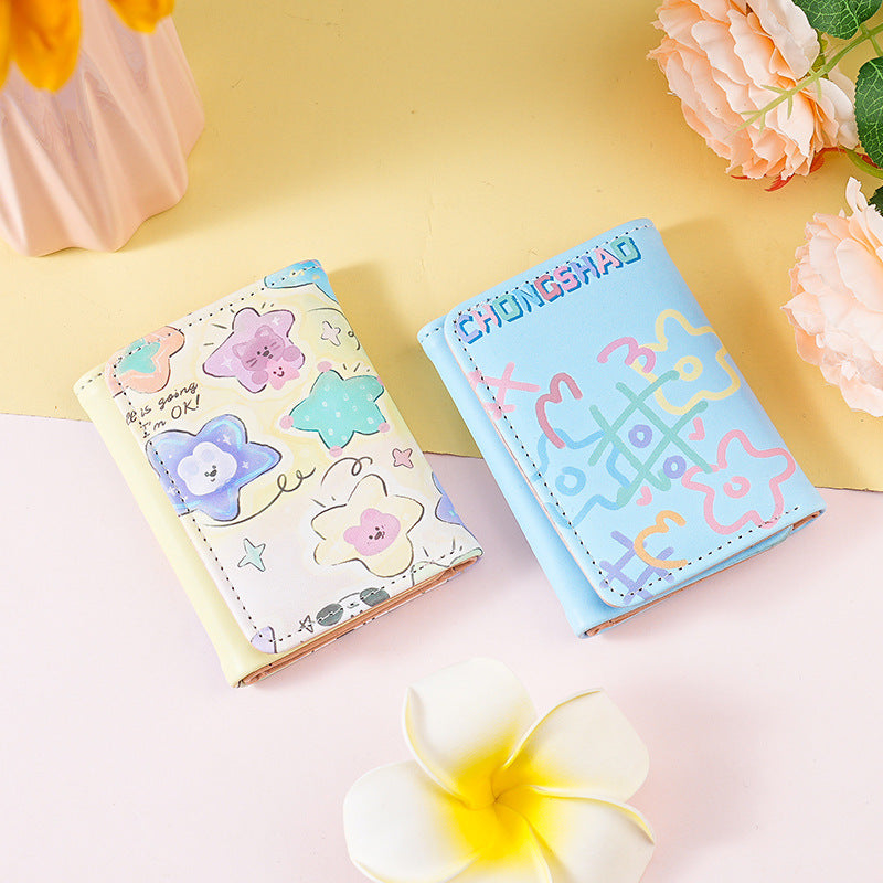 Cute Character Print Wallet