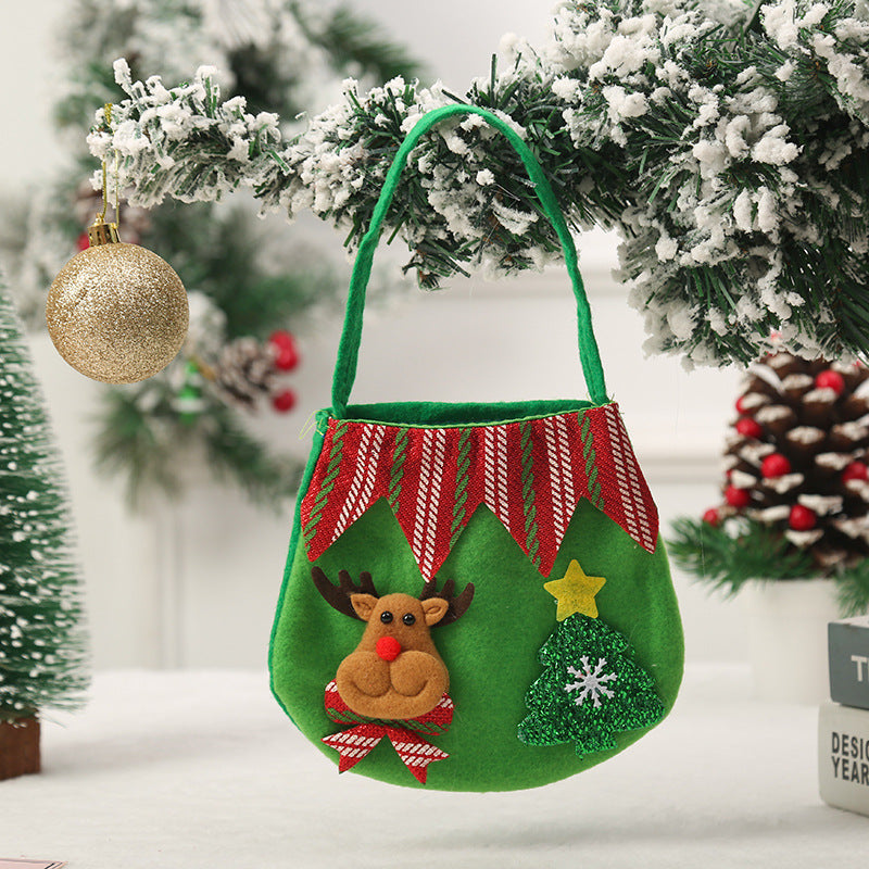 Cute Christmas gift bag made of felt Bowlift