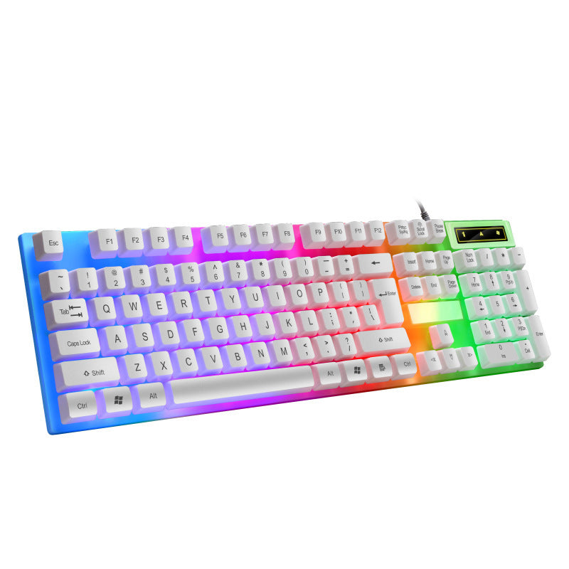 RGB Backlit Mechanical Keyboard with Multimedia Controls Bowlift