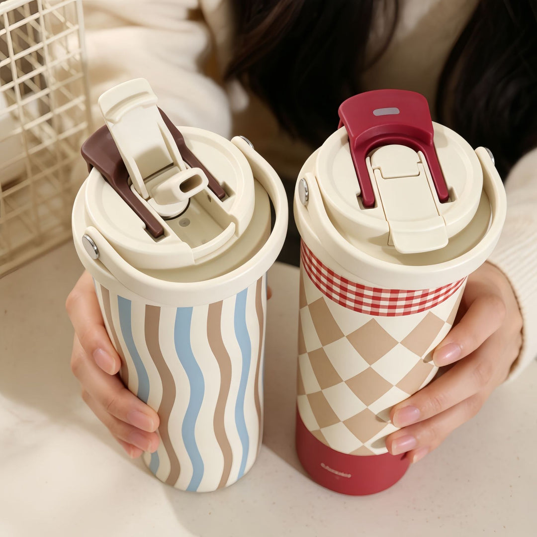 Women’s insulated bottle with high-quality floral design Bowlift