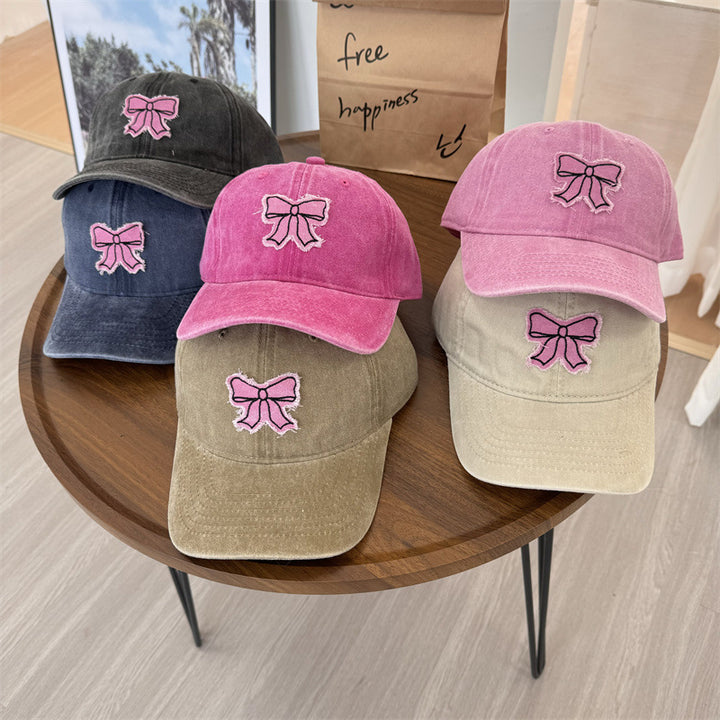 Women's Vintage-Inspired Graphic Baseball Cap Bowlift