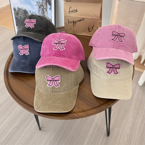 Women's Vintage-Inspired Graphic Baseball Cap Bowlift