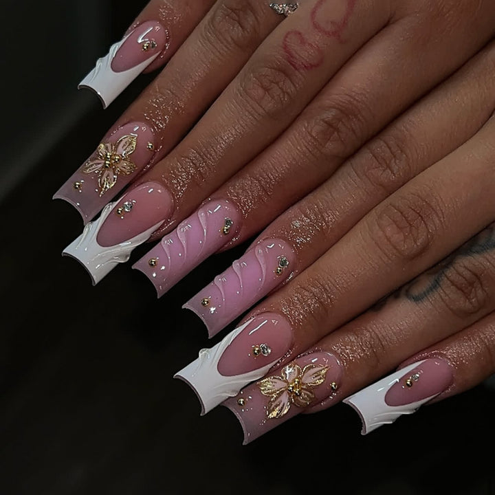 Glamorous Artificial Nails Bowlift