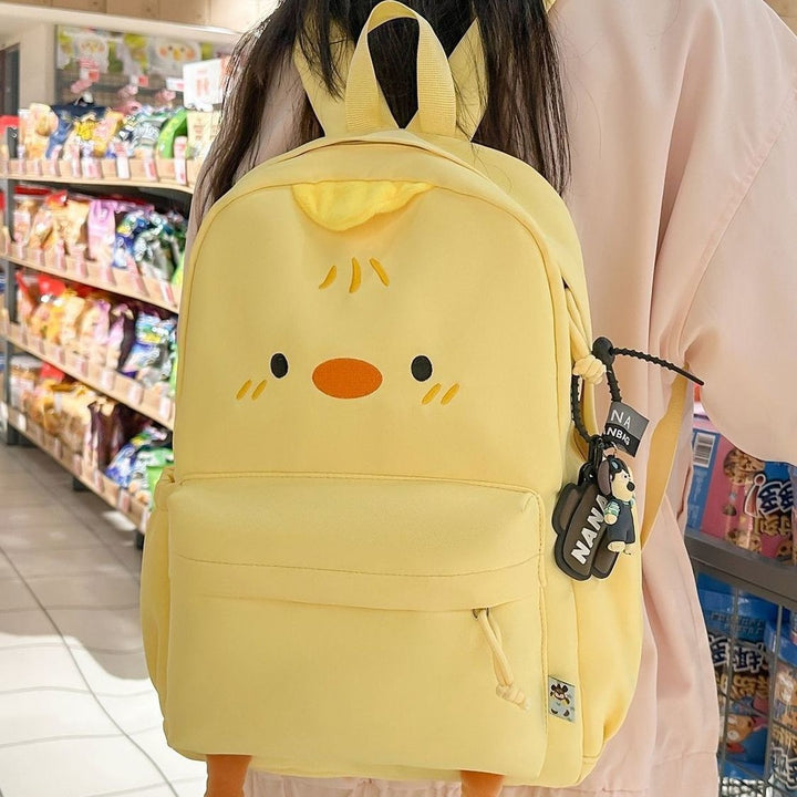 Creative Designed Backpack with Plush Applications Bowlift