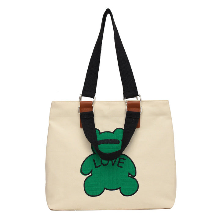 Whimsical Cartoon Tote Bag Bowlift