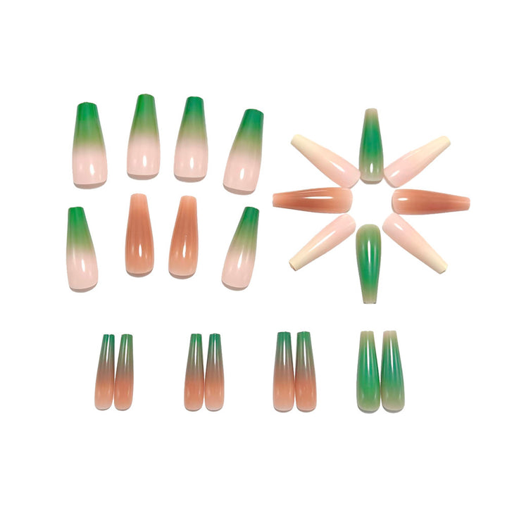 Artificial nails in modern ombre design Bowlift