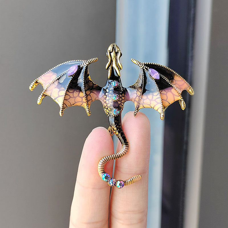 Decorative Dragon Brooch Bowlift