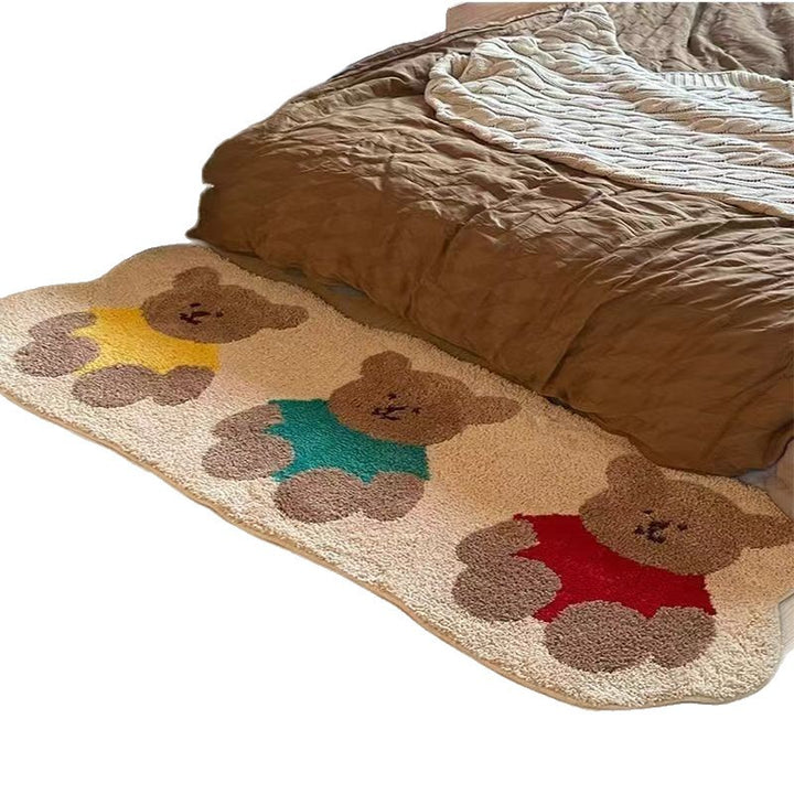 Cute Bear-Themed Floor Mat Bowlift