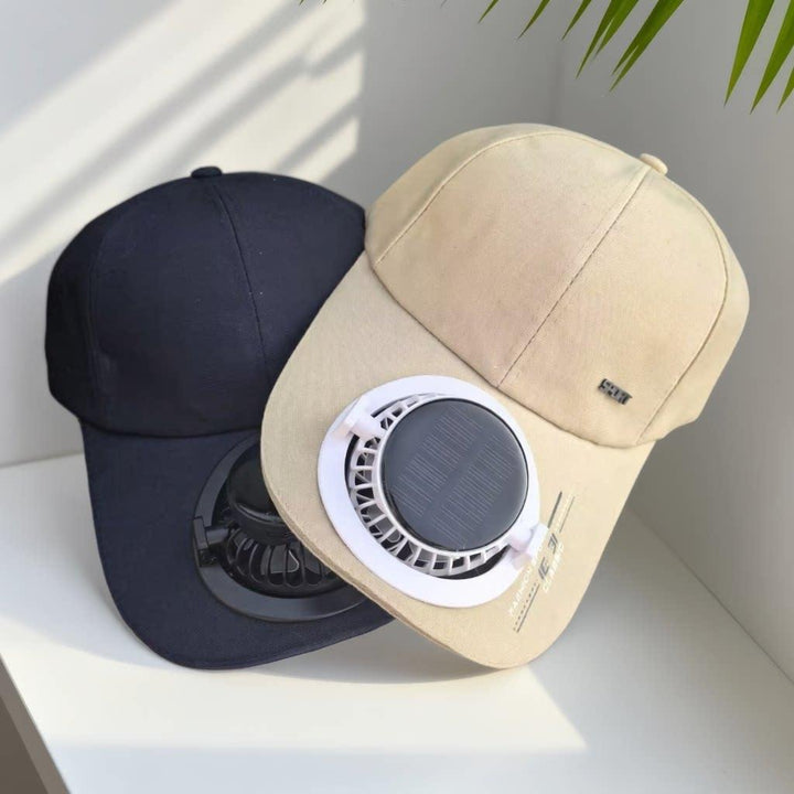 Portable solar-powered USB-C fan with digital battery indicator Bowlift