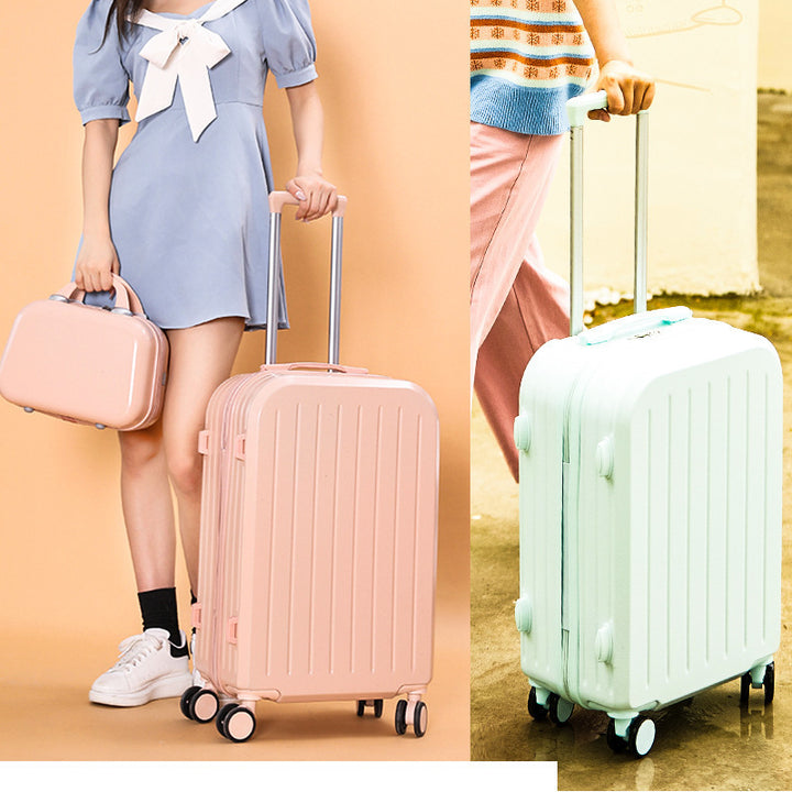 Unisex Stylish Dual-Layer Hard-Shell Luggage Set Bowlift