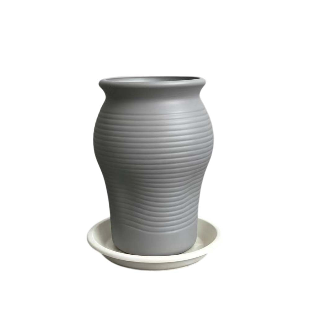 Decorative Textured Planter Vase Bowlift