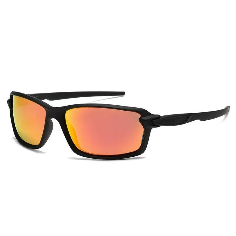 Men's sporty polarized sunglasses with lightweight flexible nylon frame and slip-resistant temples Bowlift