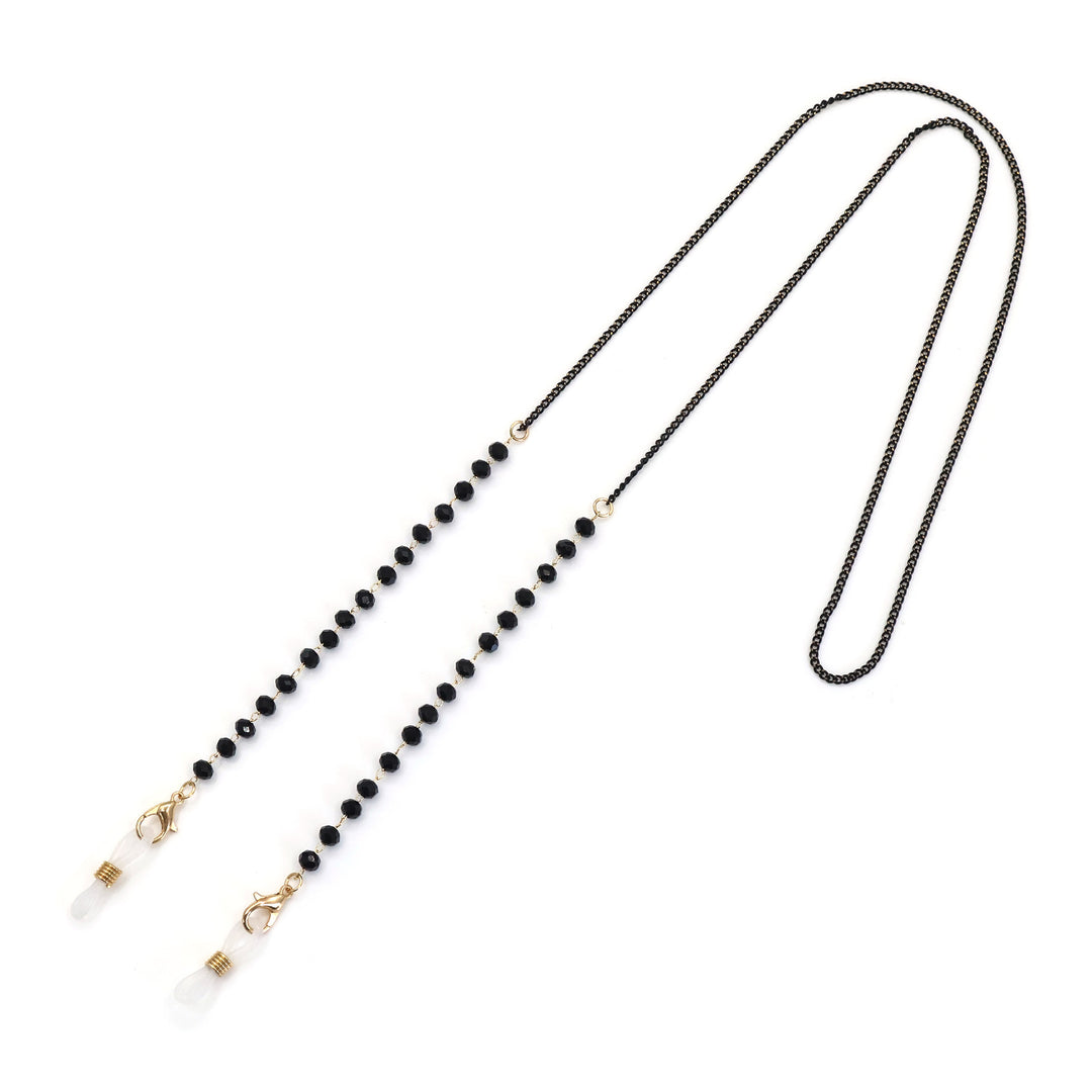 Multicolor Gemstone Eyewear Chain Bowlift