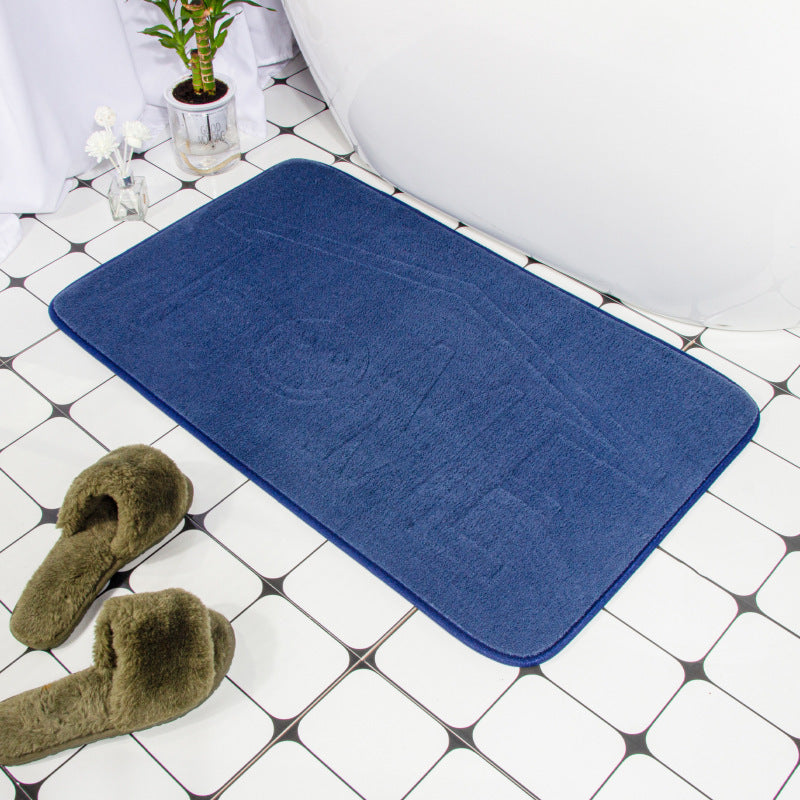 Plush Bath Mat Bowlift