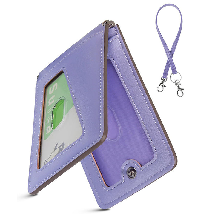 Secure Zippered Leather Cardholder Bowlift