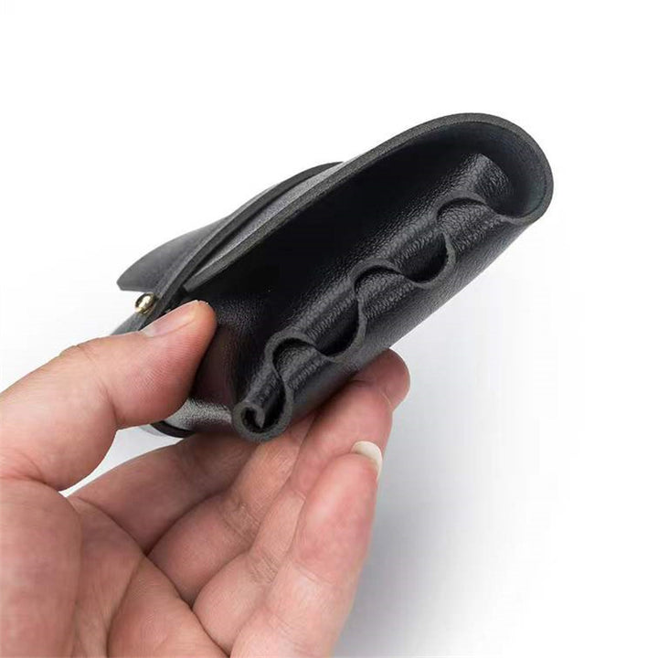 Roll-Up Leather Eyewear Organizer Case Bowlift