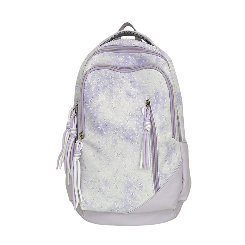 Starry-Themed School Backpack Bowlift