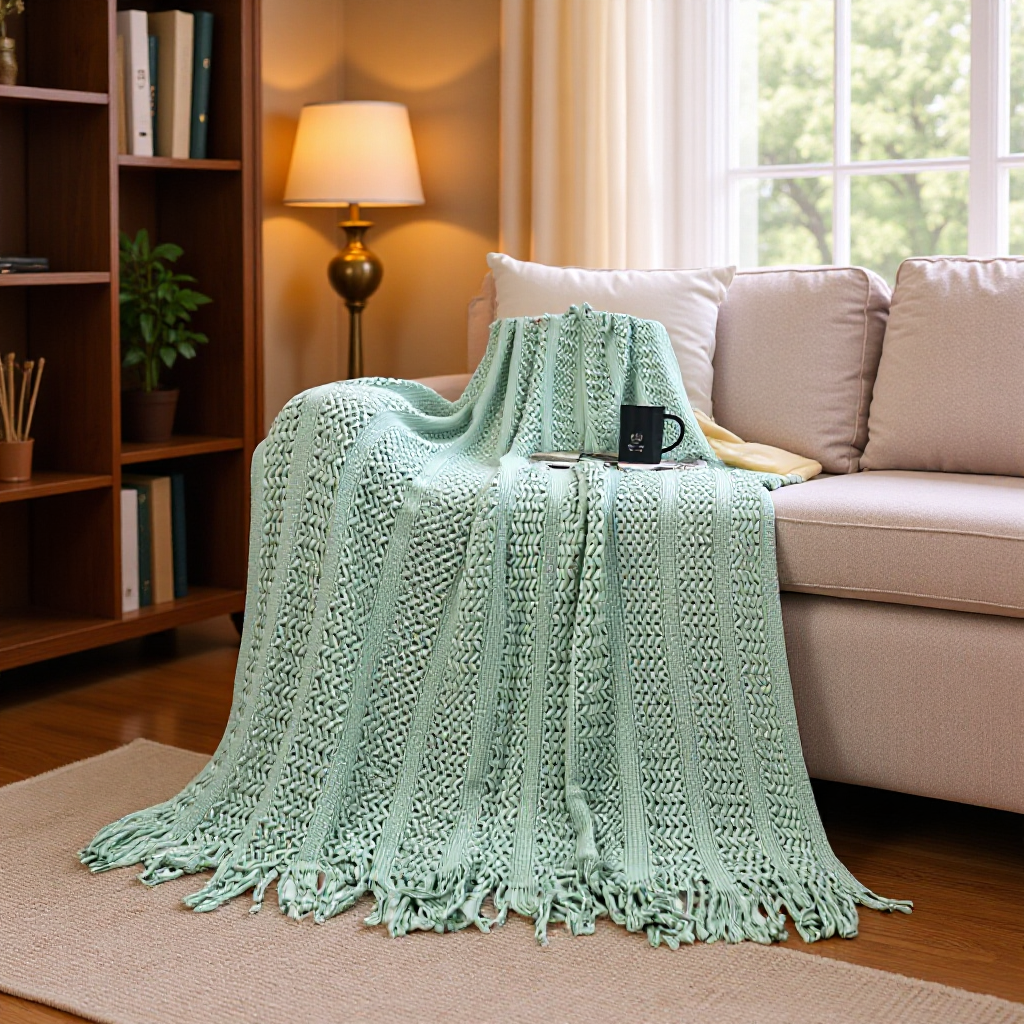 Decorative Throw Blanket Bowlift