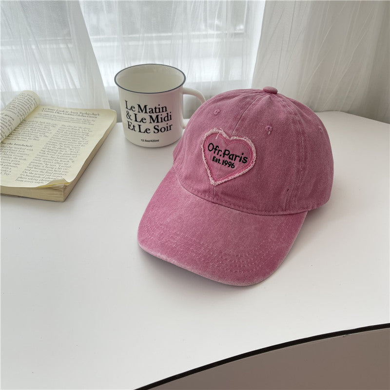 Women's Vintage-Inspired Embroidered Baseball Cap Bowlift