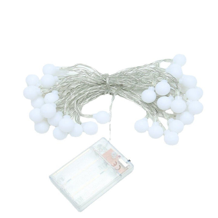 Decorative Outdoor LED Star And Globe String Lights Weather-Resistant Versatile Hanging Garland Bowlift
