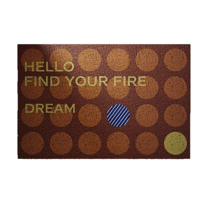 Welcome Message Indoor Doormat Bowlift