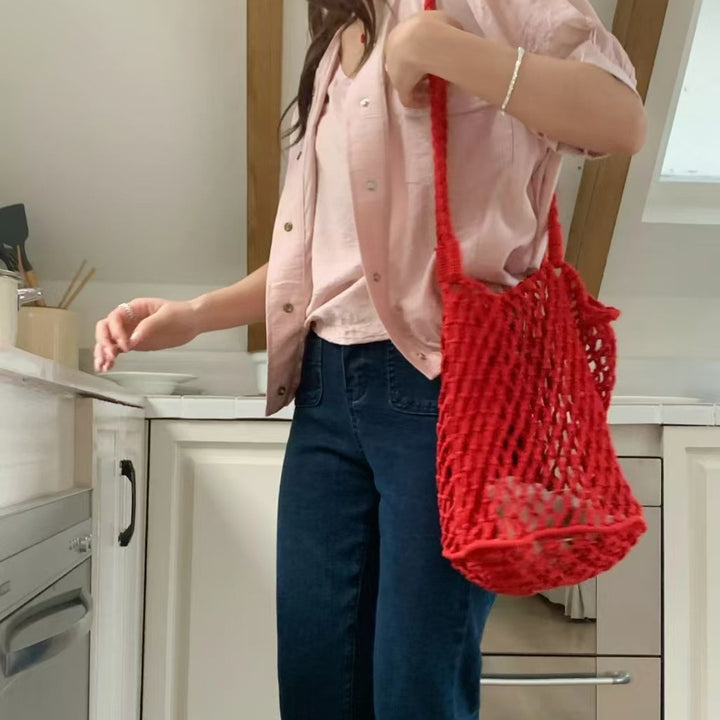 Hand-knotted shopping bag Bowlift