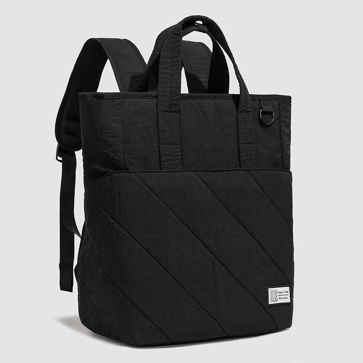 Quilted Versatile Backpack Bowlift