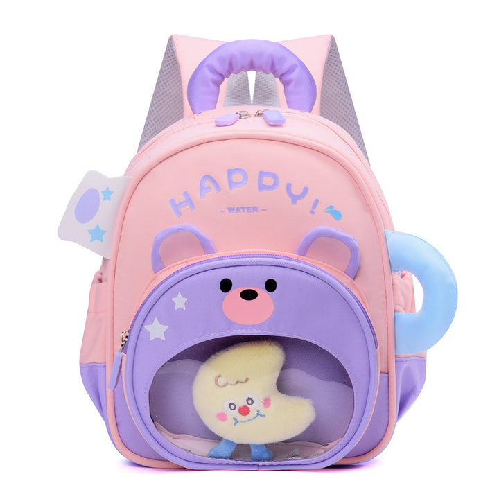 Cute Bear-Themed Backpack Bowlift