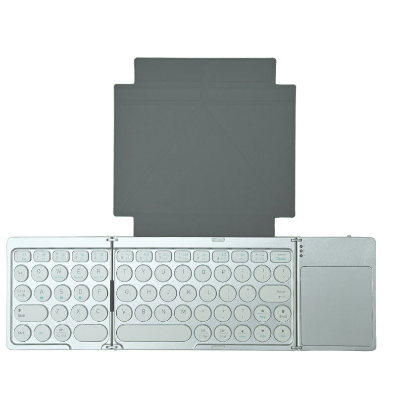 Ultra-Thin Bluetooth Folding Keyboard with Touchpad Bowlift