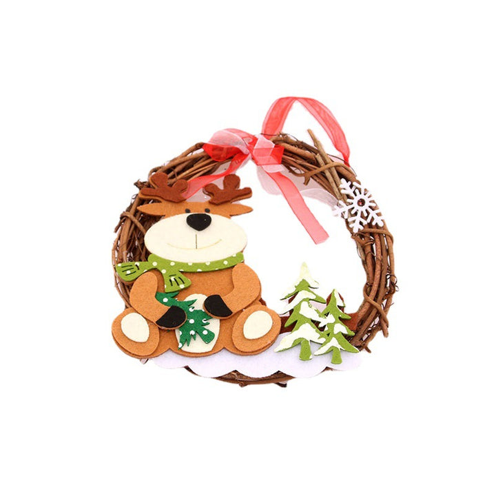 Felt Snowman Christmas Wreath Bowlift