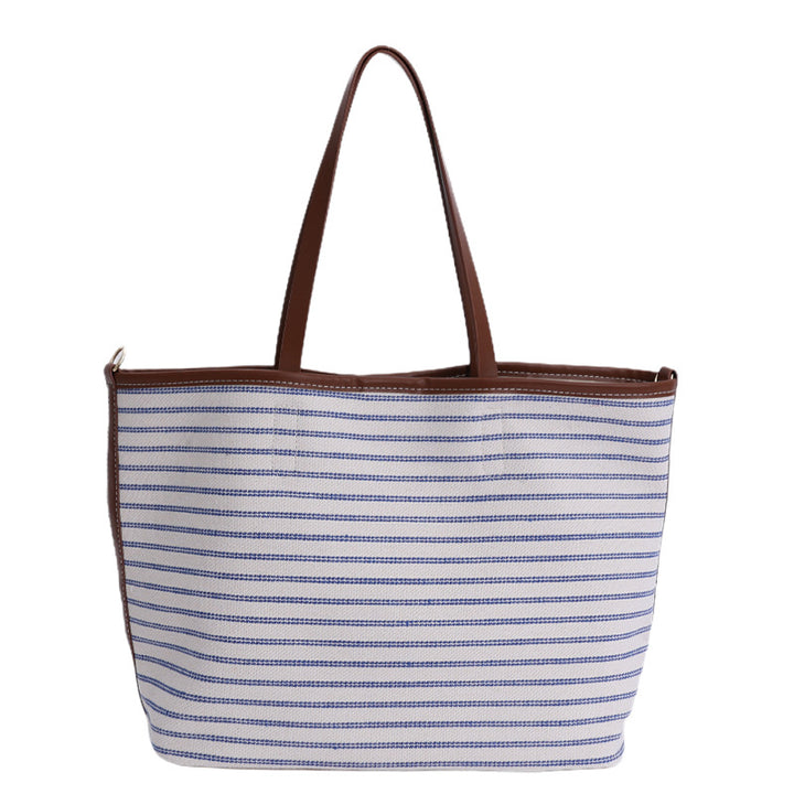 Reusable Striped Beach Tote Bowlift