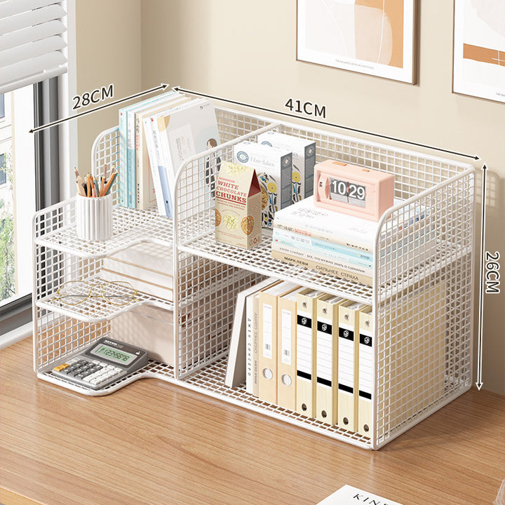 Modern Wire Mesh Document Organizer Rack Bowlift