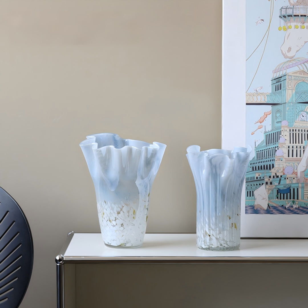 Artistic Glass Vase Bowlift