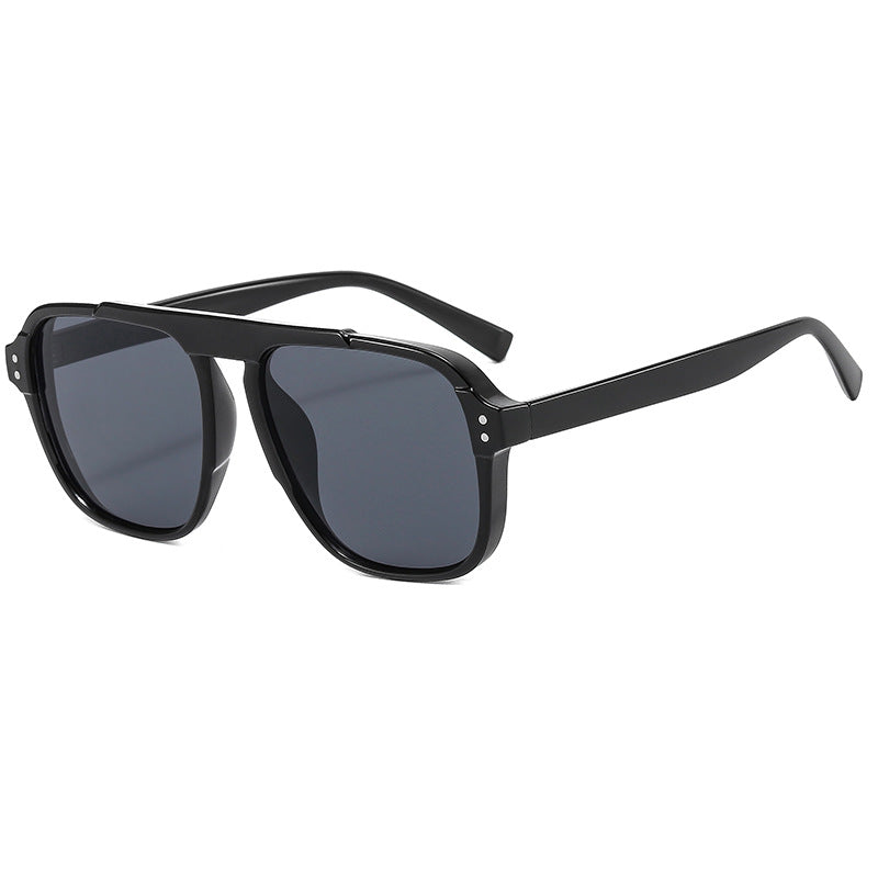 Ladies geometric sunglasses with polarized yellow lenses Bowlift