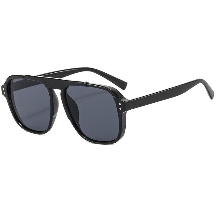 Ladies geometric sunglasses with polarized yellow lenses Bowlift