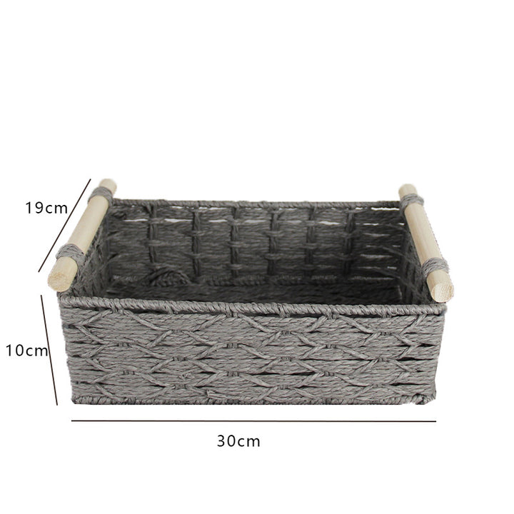 Woven Natural Storage Basket Bowlift