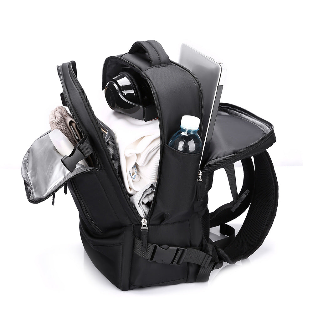 Versatile, ergonomic laptop backpack with intelligent compartment system Bowlift
