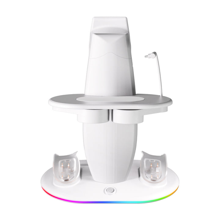 Gaming accessories charger with RGB lighting Bowlift