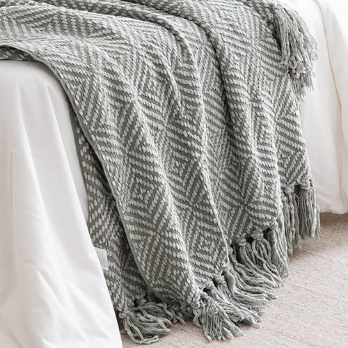 Decorative Woven Throw Blanket