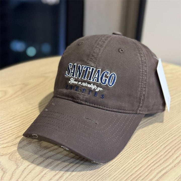Men's Casual Distressed Baseball Cap Bowlift 1784270914
