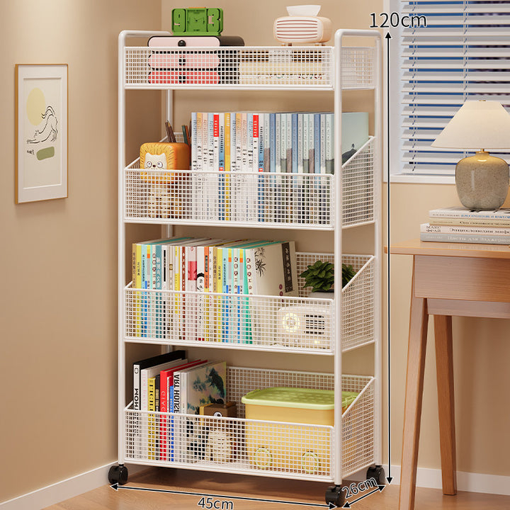 Mesh Multi-Shelf Storage Rack Bowlift