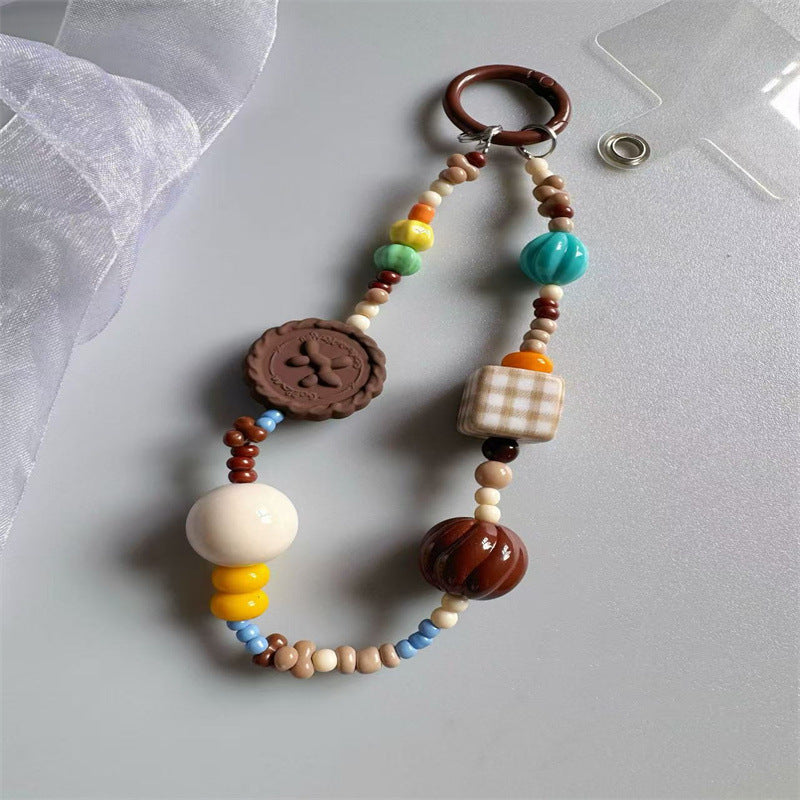 Decorative Bead Keychain Bowlift