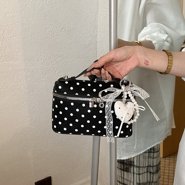 Polka Dot Fashion Handheld Carrier Bowlift