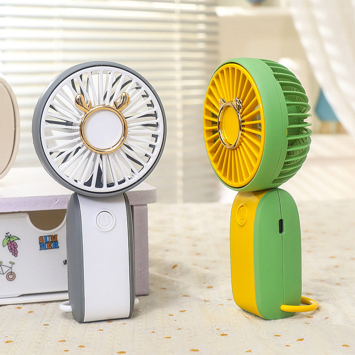 Women Portable Mini Fan in Playful Design Bowlift