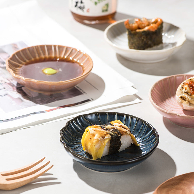 Decorative Leaf-Patterned Bowl Set